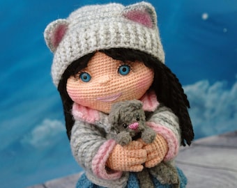 Crochet pattern Masha the doll