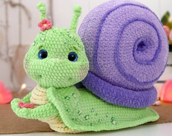 Crochet pattern the snail