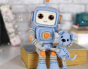 Crochet pattern: Robot Click