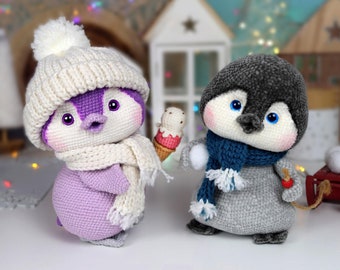 Crochet pattern Penguins