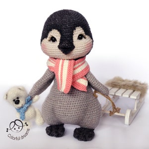 Crochet pattern Penguin girl Lina image 4