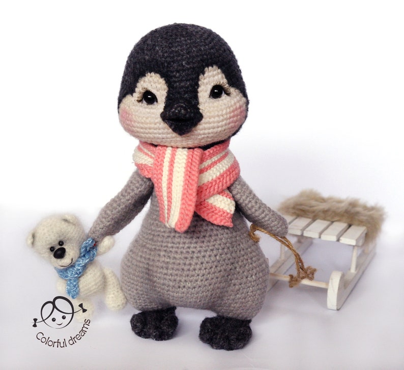 Crochet pattern Penguin girl Lina image 4