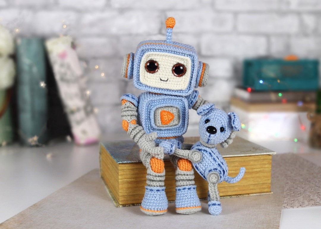 Crochet Pattern: Robot Click - Etsy