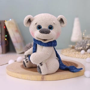 Schema all'uncinetto Timo, l'orso polare