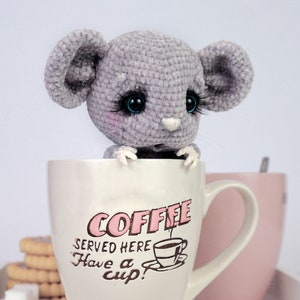 Crochet pattern The little mouse image 4