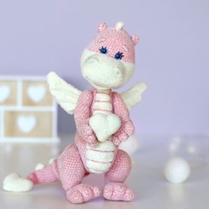 Crochet pattern: Little Dragon imagem 1