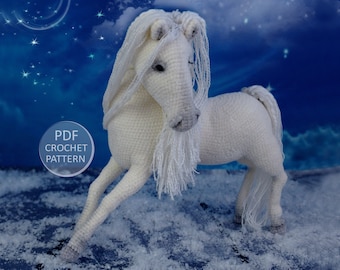 Crochet pattern "The white Horse"