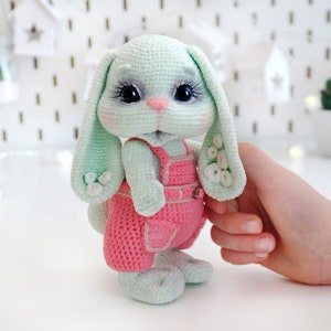 Crochet pattern The mint Bunny