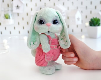 Crochet pattern The mint Bunny