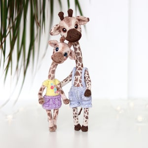 Crochet pattern &quot;two giraffes&quot;
