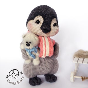 Crochet pattern Penguin girl Lina image 3