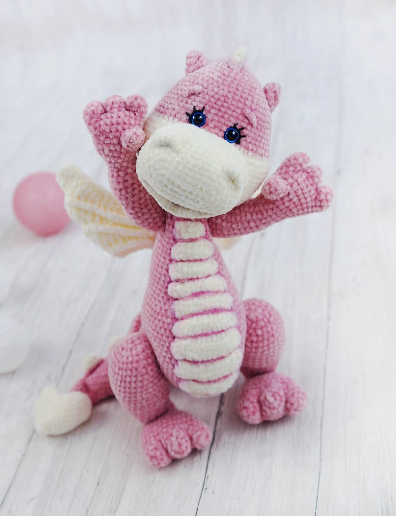 Crochet pattern: Little Dragon imagem 6