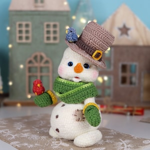 Crochet pattern Snowman