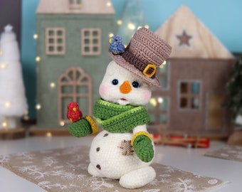 Crochet pattern Snowman