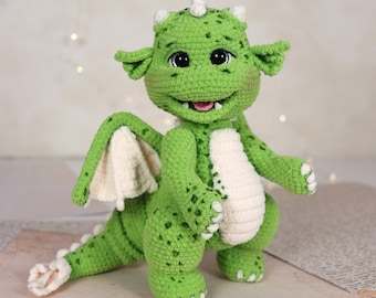 Crochet Pattern: Dragon (with video)