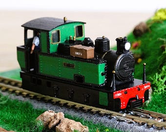 Locomotive 030 T Couillet Burgonde for narrow gauge HOe / HOn30 for Kato 109 & 103