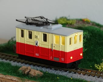 SPB WAB HE 2/2 N20 narrow gauge locomotive HOe / HOn30 for Kato 109 & 103