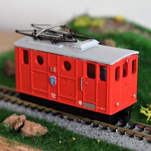 SPB WAB HE 2/2 N16 locomotive for narrow gauge HOe / HOn30 for Kato 109 & 103