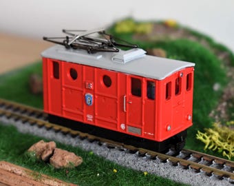 SPB WAB HE 2/2 N16 locomotive for narrow gauge HOe / HOn30 for Kato 109 & 103