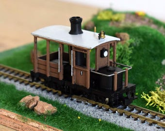 Climax Class A locomotive for narrow gauge HOe / HOn30 for Kato 105, 106 & 107