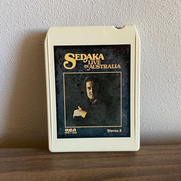 Neil Sedaka Live in Australia  8 track tape