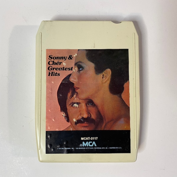 Sonny & Cher Greatest Hits 8 track tape in original slipcase I Got You Babe