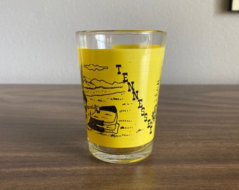 Tennessee souvenir cocktail glass