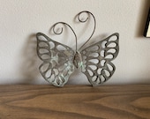 large butterfly trivet metal plant stand holder