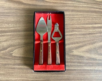 mid century bar tool set | vintage original box