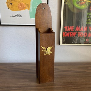 fireplace match holder | long wood safety matches canister