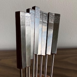 fondue fork set | 8 stainless steel forks