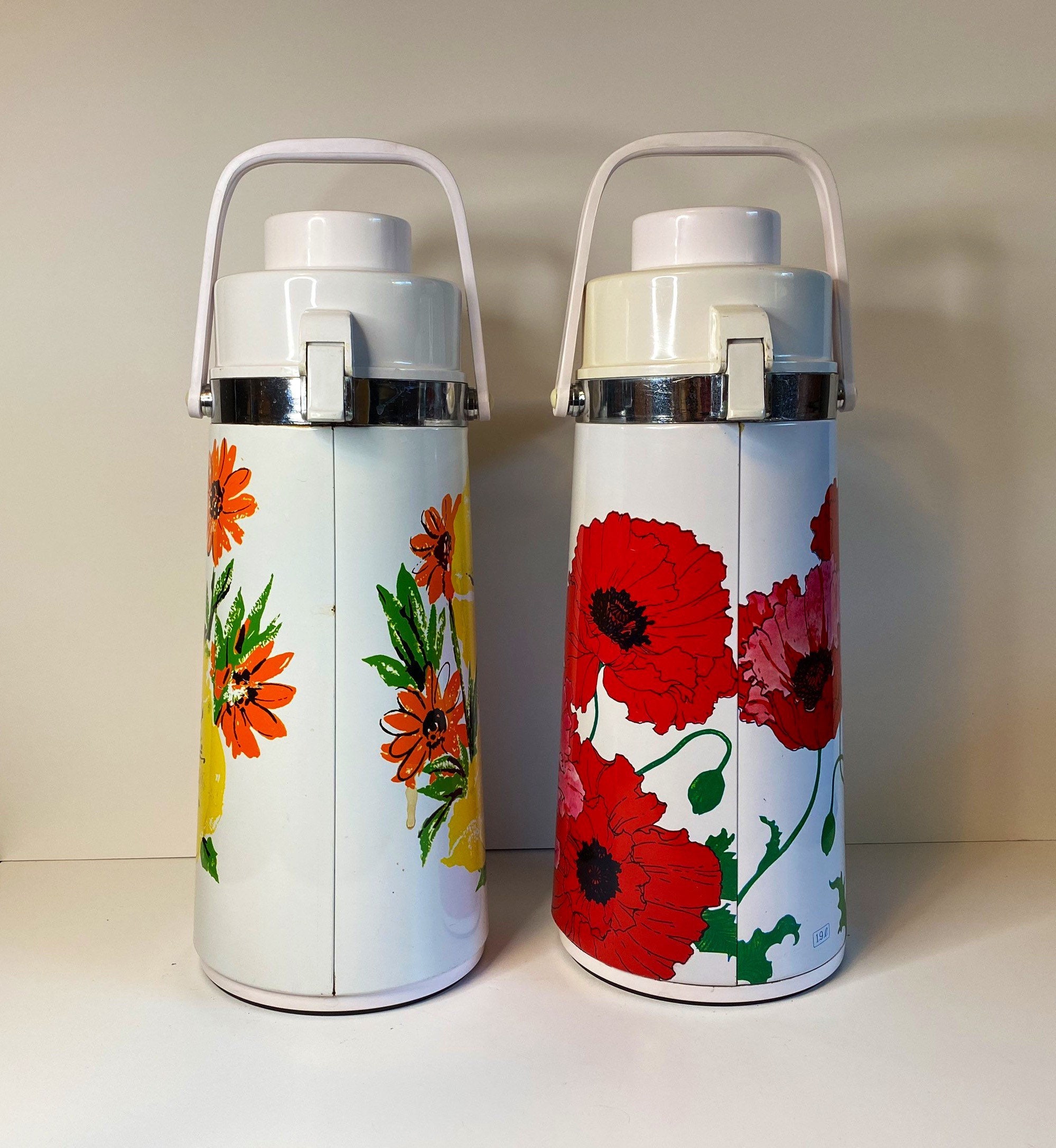 Pump carafe insulated 64 oz / 2 quart coffee dispenser Etsy