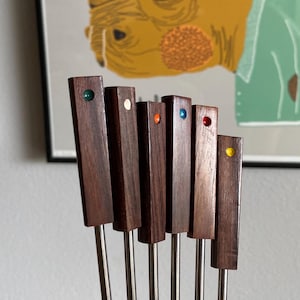 fondue fork set | 6 color coded stainless steel forks in original box