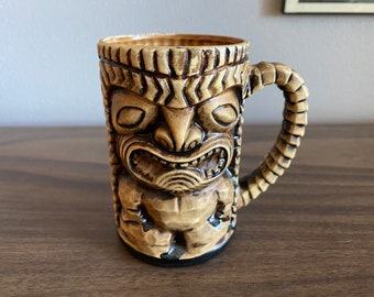 vintage Tiki mug with handle Florida souvenir | Japan