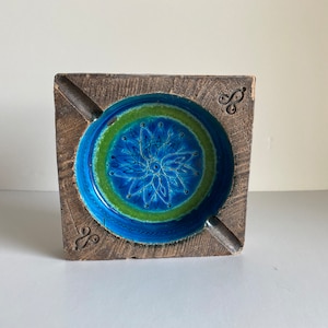Bitossi 6.5&quot; ashtray | vintage 60s pottery