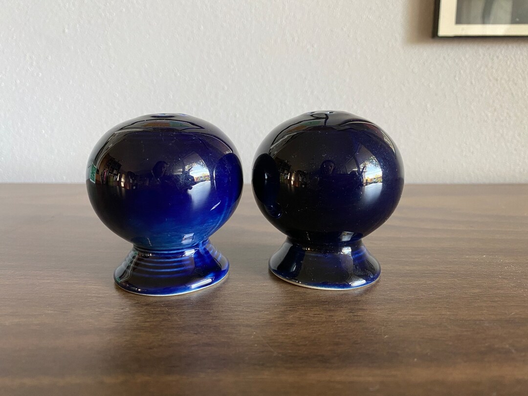 Fiesta Salt and Pepper Shakers Vintage 70s Mid Century Fiestaware Etsy