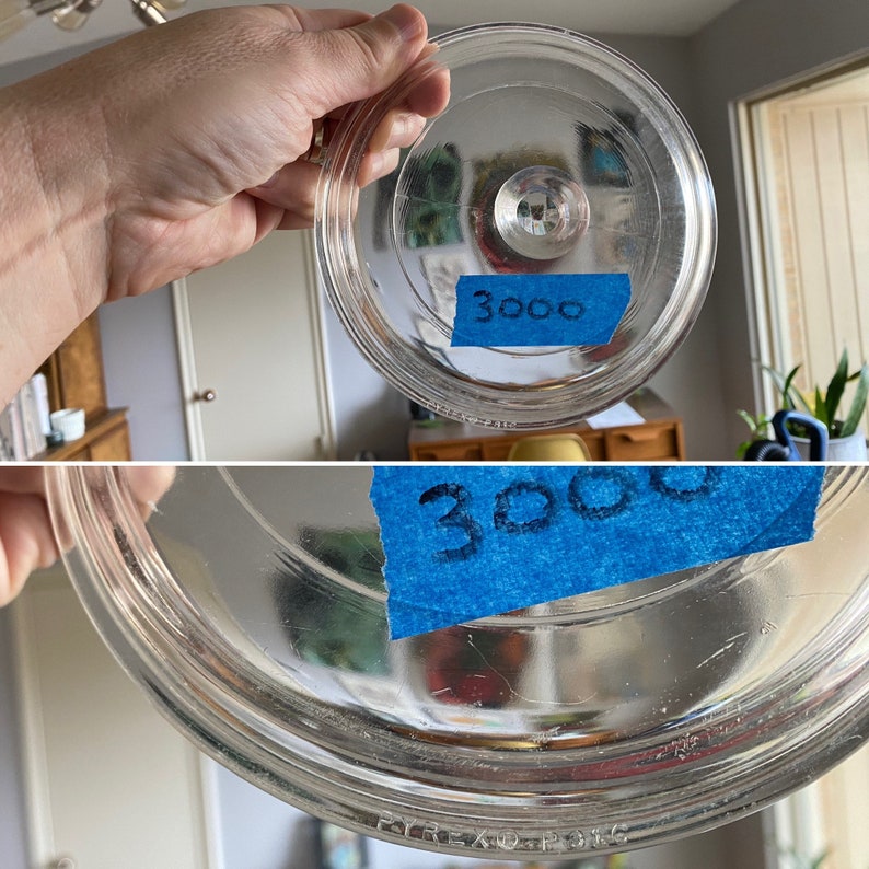 Pyrex Lid Only ROUND Vintage Kitchen Fridge Casserole Etsy