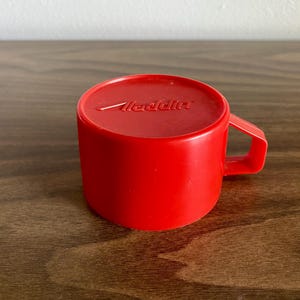 CHOOSE Aladdin red thermos cup OR stopper | vintage thermos replacement