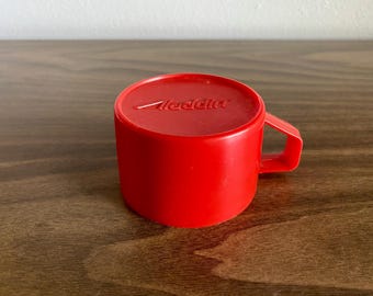 CHOOSE Aladdin red thermos cup OR stopper | vintage thermos replacement