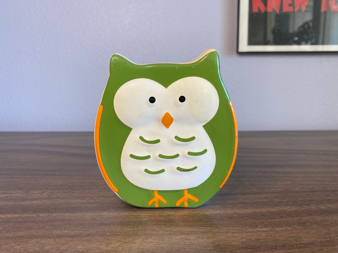 Ceramic Owl Votive Candle Holder Cute Etsy