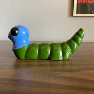 ceramic caterpillar | 70s decor