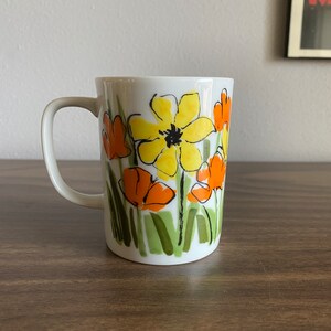 mcm floral mug