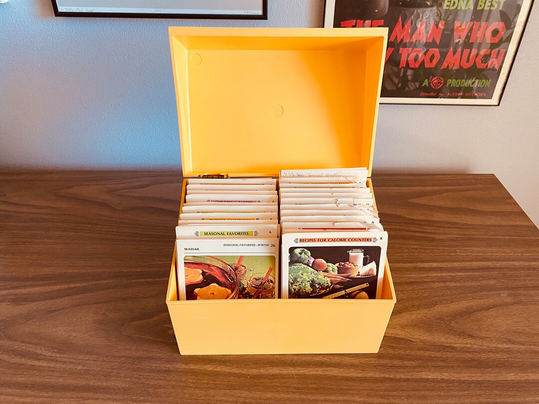 Betty Crocker Recipe Card Library 1971 Etsy