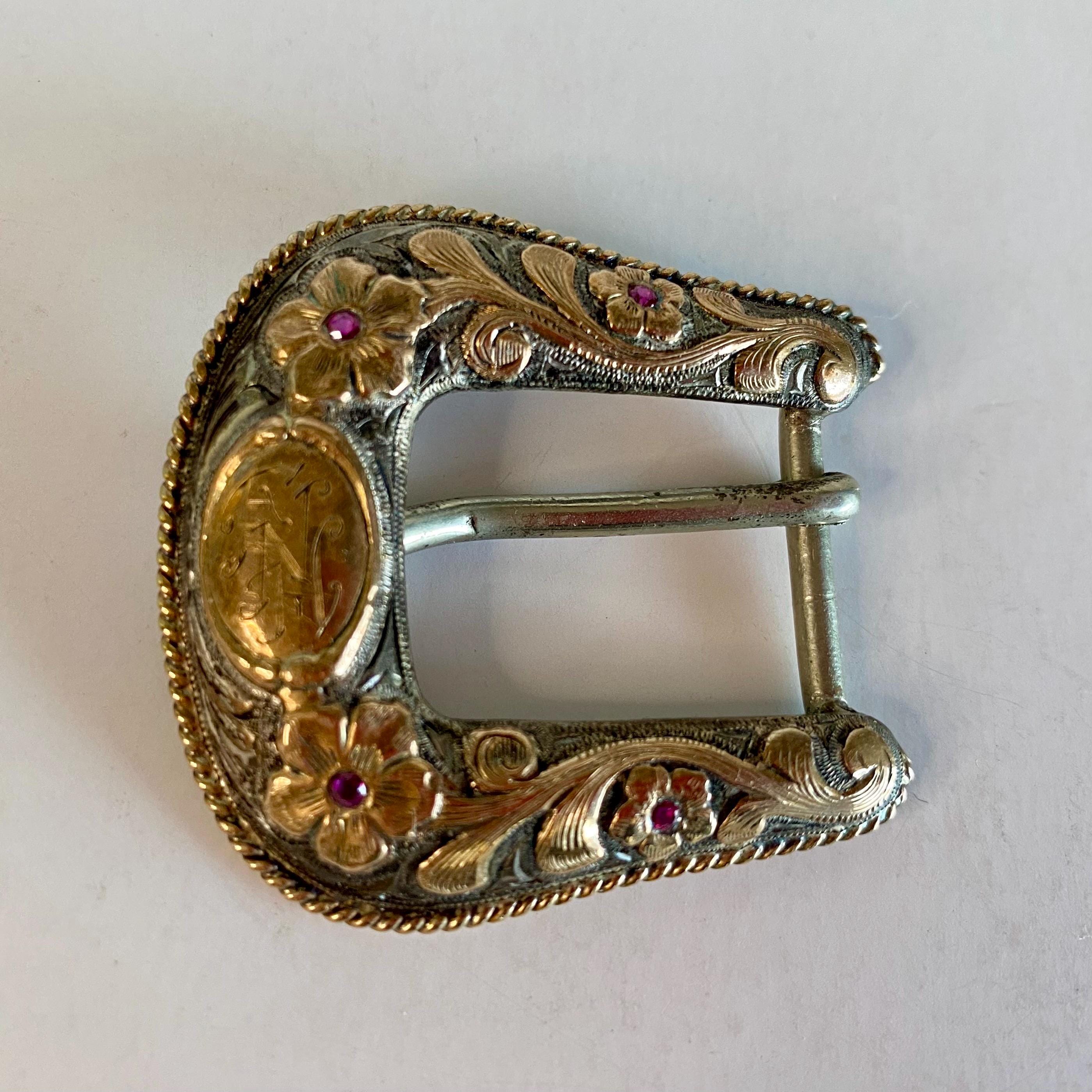 Edward H Bohlin Rings（14k Gold ） Edward H. Bohlin Buckle Ring