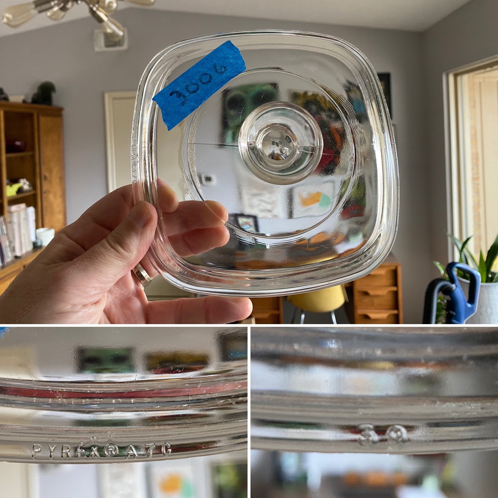 Pyrex Lid Only SQUARE and OVAL Vintage Kitchen Fridge Etsy