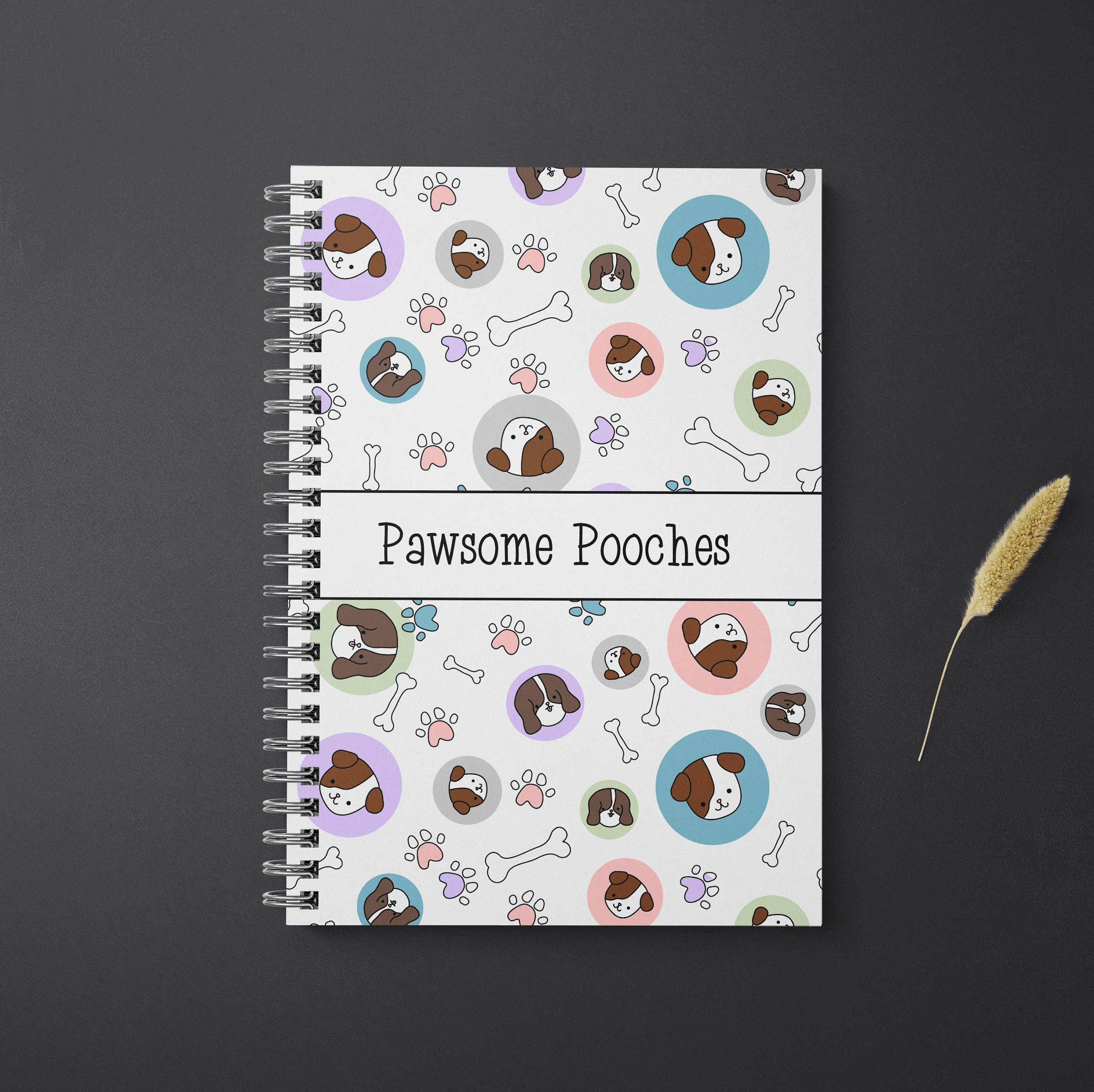 Dog Groomer Appointment Book, Dog Walker Client Record Book, Dog Walker, Dog Groomer Record Book, Client Book, Cute Appointment Diary, A5