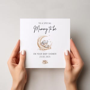 Carte baby shower, future maman, carte baby shower personnalisée, carte future maman, future maman