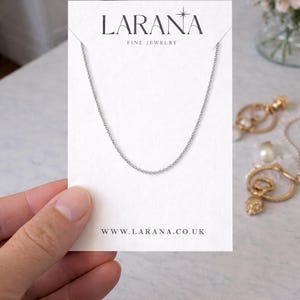 Necklace Cards, Personalised Necklace Cards, Jewellery Cards, Necklace Display, Jewellery Display