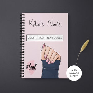 Nail Technician Appointment Book, Nail Technician Client Record Book, Nail Technician Present, Beautician Client Book, A5