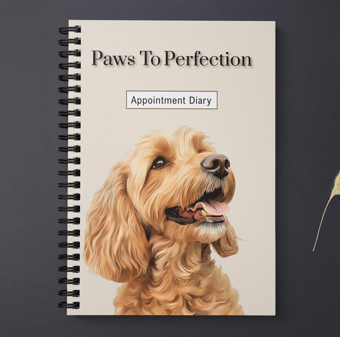 Dog Grooming Appointment Diary, Dog Walker, Dog Groomer Client